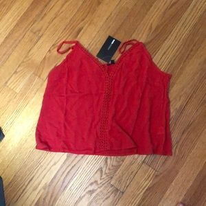 Red Cropped Top